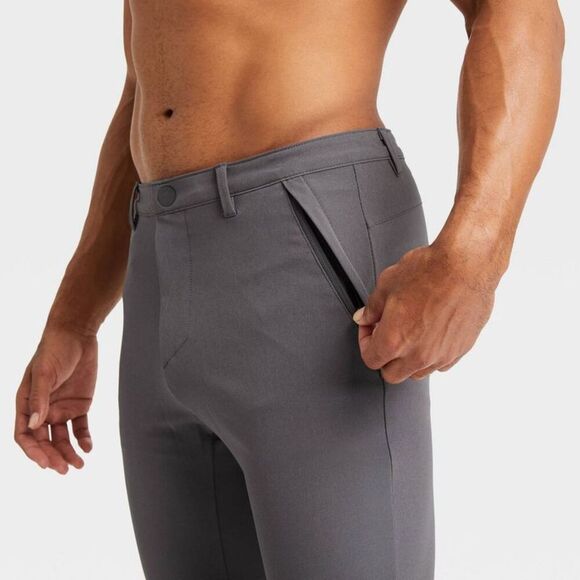 All in Motion -  Men's Pants Regular Fit Full Water R Gray - Picture 4 of 4